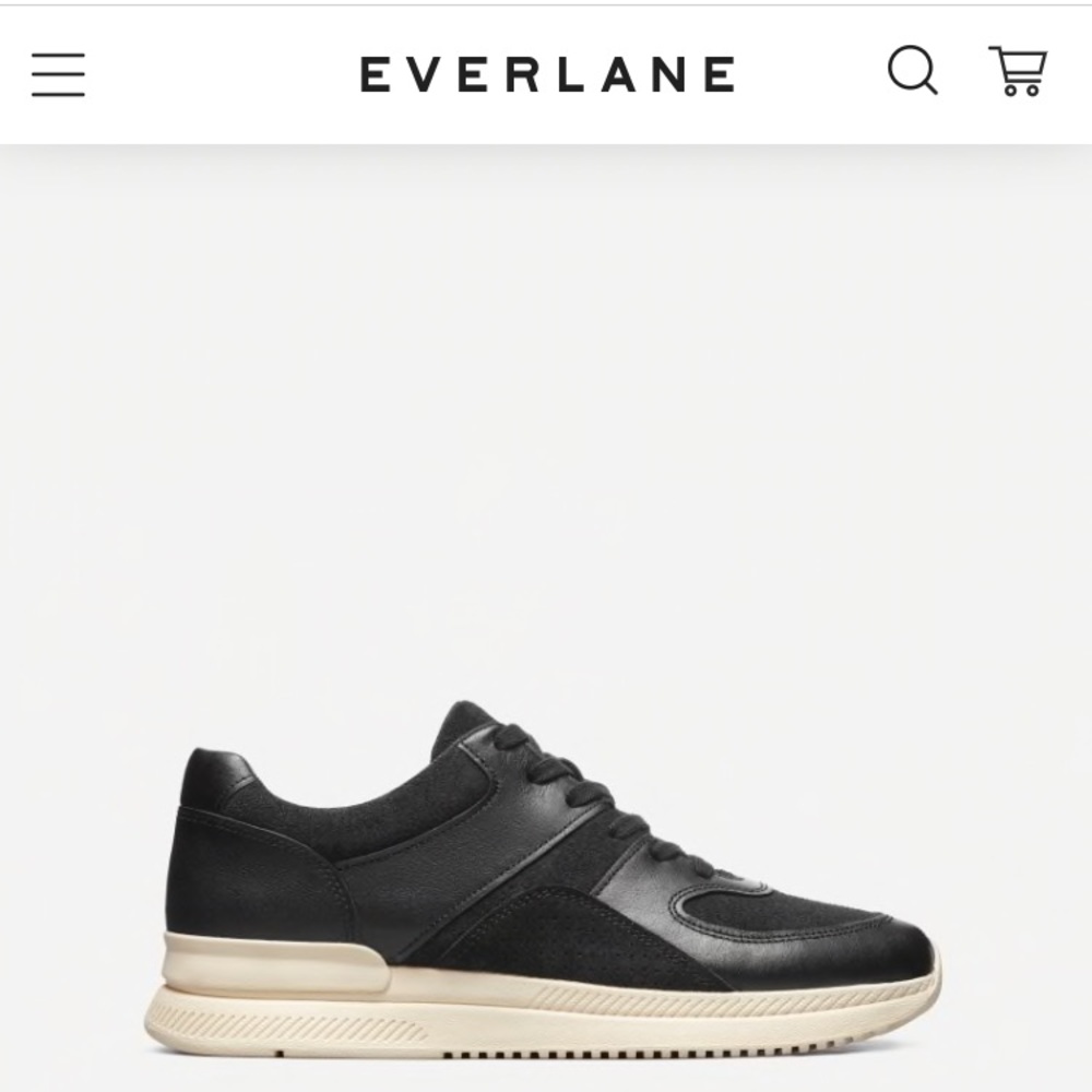 Everlane The Trainer in Black BRAND NEW NEVER WORN